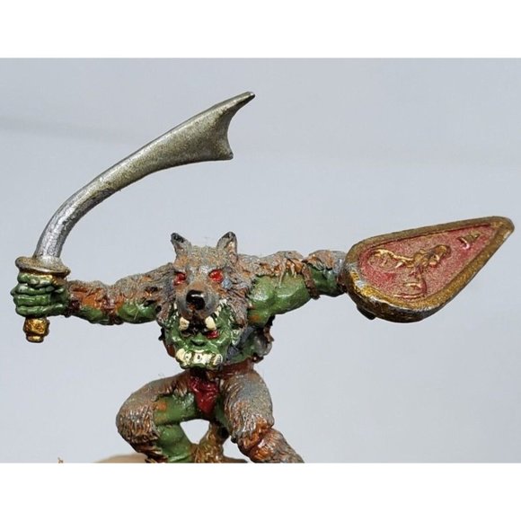 Ogre Warrior In Wolf Clothing Shelf Sitter Mini Statue - A Must-Have for Fantasy - Picture 8 of 12